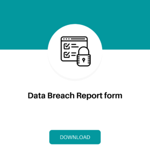 DATA BREACH REPORT FORM